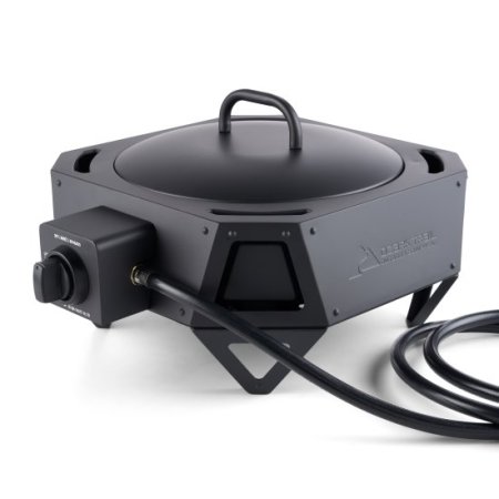 Ozark Trail 15" 54,000 BTU Propane Black Steel Portable Fire Pit with Locking Lid