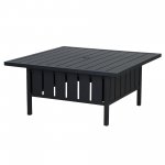 Mainstays Asher Springs Adjustable Rectangular Steel Outdoor Table