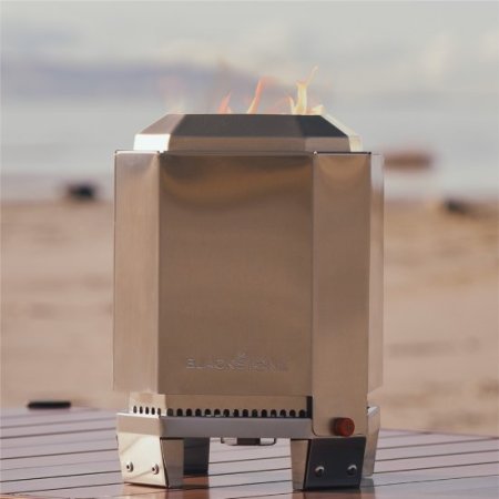 Blackstone Adventure Ready 7 Stainless Steel Smokeless Fire Pit (Model 5912) with Removable Base