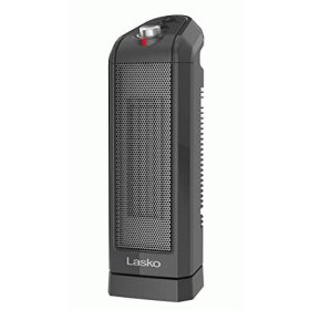 Lasko 16" 1500W Electric Oscillating Ceramic Tower Space Heater, Gray, CT16451, New