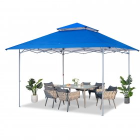 ABCCANOPY 13 ft x13 ft Outdoor Gazebo Pop up Sun Shade Canopy Tent, Blue