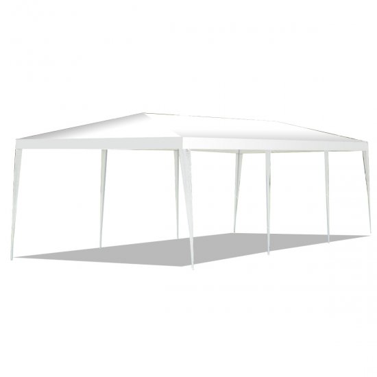 Costway 10\' x 30\' Outdoor Wedding Party Event Tent Gazebo Canopy