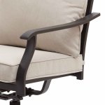 Better Homes & Gardens Newport Outdoor Swivel Rocker Dining Chairs 2 Pack, Beige