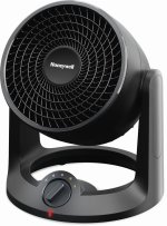 Honeywell HHF540 Black Turbo Force Power Personal Heater and Fan with Pivoting Head