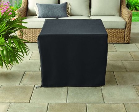 Better Homes & Gardens River Oaks 30 Square Tile Top Gas Fire Pit Table with 50,000 BTU