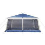 Ozark Trail 15' x 15' Screened Blue and White Hexagon Gazebos