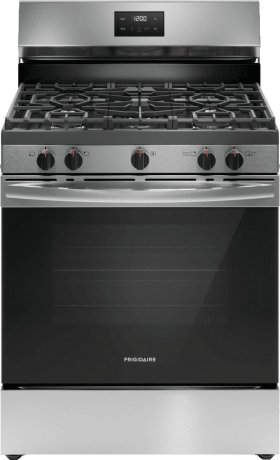 Frigidaire FCRG3052BS 30" Gas Range, Stainless Steel