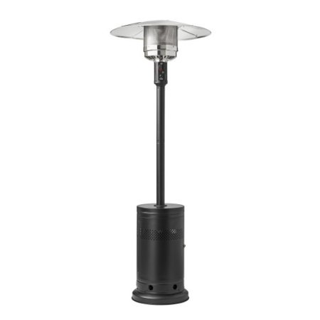 Mainstays 48,000 BTU Freestanding Metal Propane Patio Heater, Black