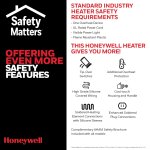 Honeywell HHF540 Black Turbo Force Power Personal Heater and Fan with Pivoting Head