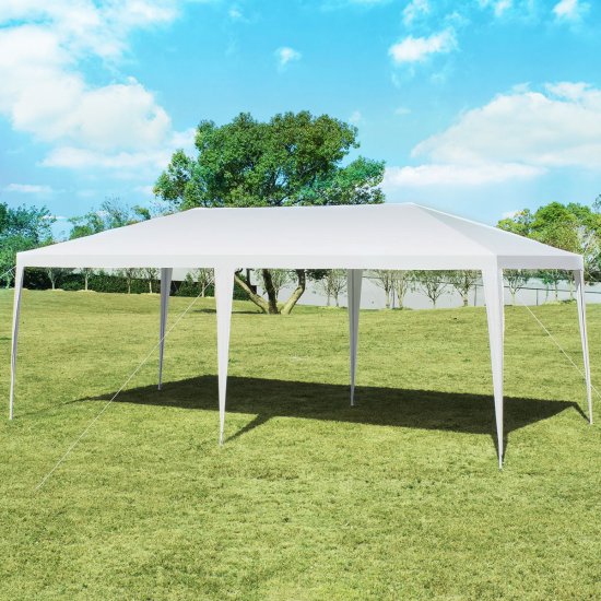 Costway 10\'x20\' Outdoor Party Wedding Tent Heavy Duty Canopy Pavilion