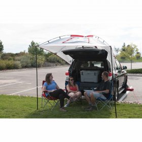 Ozark Trail 9 ft. x 7 ft. Gray Multi-Purpose Sunshade Beach Tent, with UV Protection