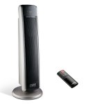 Lasko 29" 1500W Electric Digital Ceramic Tower Space Heater with Remote, Black, 5586