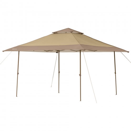 Ozark Trail 13\' x 13\' Beige Instant Outdoor Canopy with UV Protection