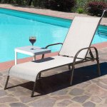 Costway 2PCS Patio Lounge Chair Chaise Adjustable Reclining Armrest Grey