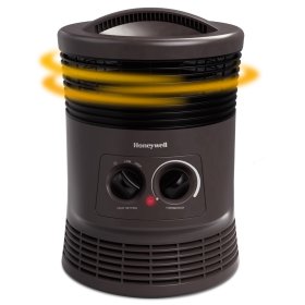 Honeywell 360 Surround Space Heater, Black, HHF360V
