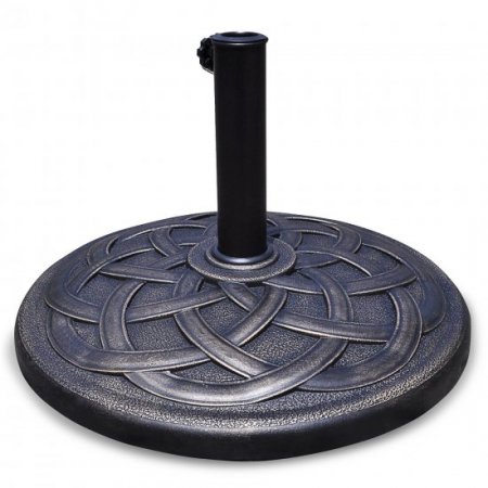 Costway 22 Round Umbrella Base Stand Market Patio Standing Outdoor Living Heavy Duty