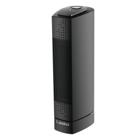 Lasko 14" Oscillating Ultra Slim Electric Space Heater with 2 Speeds, Black, CT14101
