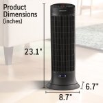 Honeywell Digital Ceramic Tower Heater with Motion Sensor, New, Black, HCE323V