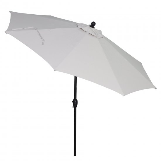 Better Homes & Gardens 9-foot Outdoor Market Patio Umbrella, Grey