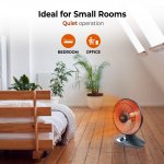 Comfort Zone Parabolic Oscillating Dish Space Heater